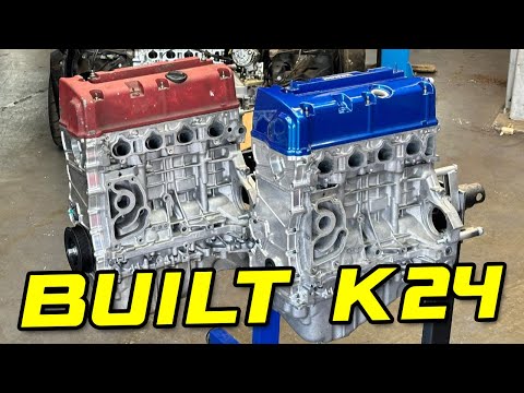 Видео: Сборка двигателя HONDA K24 мощностью 1000 л.с.+ (спецификация DREAM)