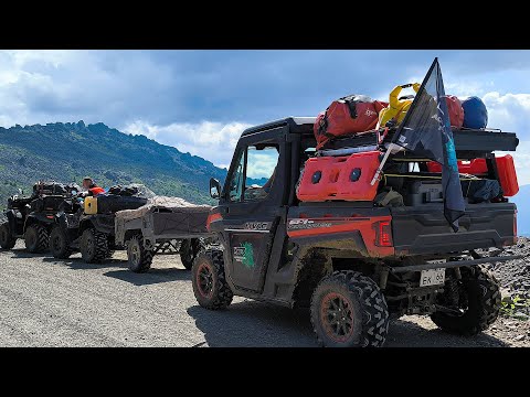 Видео: Aodes Workcross. Проверка на проходимость, тест защиты и багажной системы. 4 дня в горах. Часть 2.