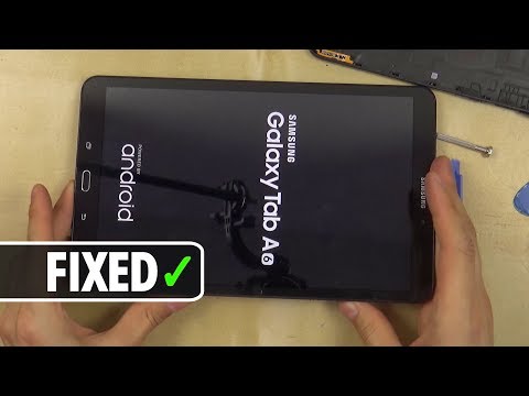 Видео: Как исправить черный экран на Samsung Galaxy Tab (SM-T585, A6/A10.1 2016 и многие другие)