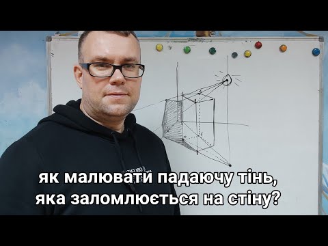 Видео: Як малювати падаючу тінь, яка заломлюється на стіну?