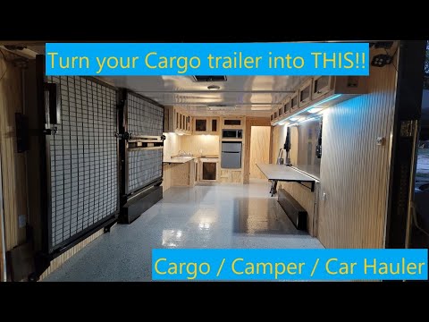 Видео: Переоборудование грузового прицепа — кемпер/автовоз | Часть 1