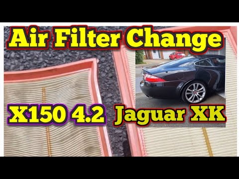 Видео: Замена воздушного фильтра двигателя Jaguar XK (X150) 4.2 | Как установить | Пошаговое руководство