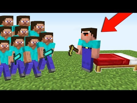 Видео: НУБ ЗАЩИЩАЕТ КРОВАТЬ ОТ 100 ЗЛЫХ ПРО ИГРОКОВ В МАЙНКРАФТ БЕД ВАРС ! НУБИК ПРОТИВ ТРОЛЛИНГ MINECRAFT