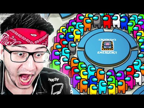 Видео: AMONG US, НО 100 ИГРОКОВ