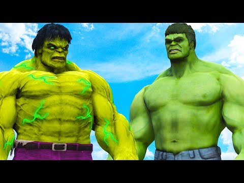 Видео: Халк против Дикаря Халка - эпическая битва