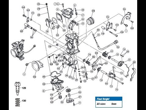 Видео: Обслуживание карбюратора keihin fcr 39