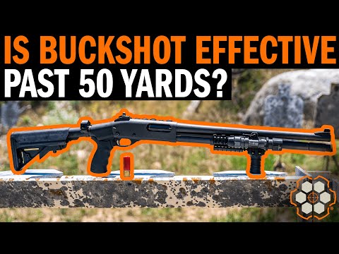 Видео: Как далеко может лететь дробовик с картечью?