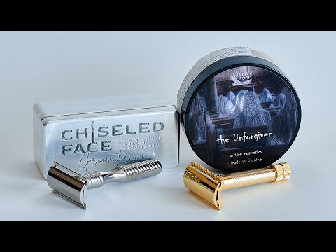 Видео: Merkur 34G HD и CHISELED FACE TITANIUM LEGACY | AreffaSoap the Unforgiven | Бритьё с  HomeLike