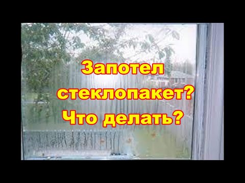 Видео: Запотел стеклопакет? Устраняем дома