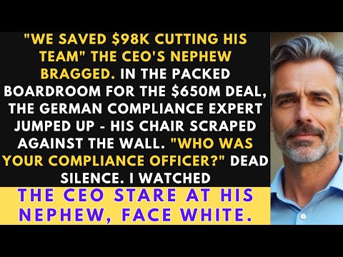 Видео: Они уволили не того сотрудника отдела комплаенса — сделка на 650 миллионов долларов провалилась