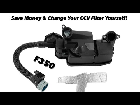 Видео: Самостоятельная замена фильтра CCV на Ford F350 Powerstroke 2015 года примерно за 100 долларов