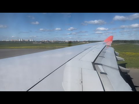 Видео: Взлет Airbus A330-300 Аэрофлота из Шереметьево с отличным звуком двигателей=))