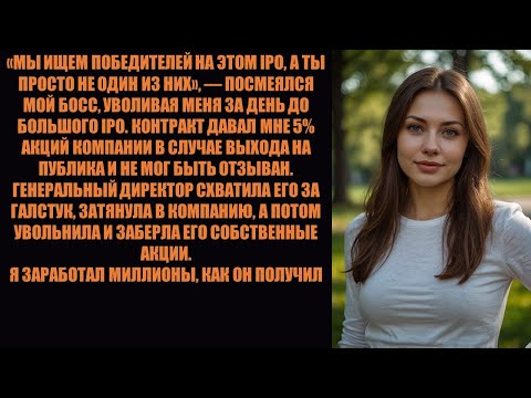 Видео: Они уволили меня за день до того, как мои акции были переданы, поэтому я уничтожил их компанию в от.