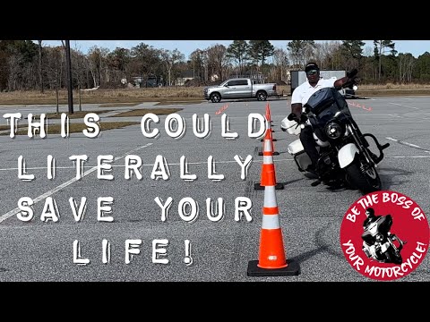 Видео: Это упражнение может спасти вам жизнь на мотоцикле! Одиночный серпантин (с главами)