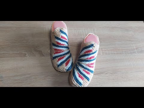 Видео: Такую красоту я вяжу впервые. Тапочки "Мираж"