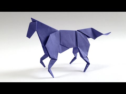 Видео: Как сделать ЛОШАДЬ из бумаги