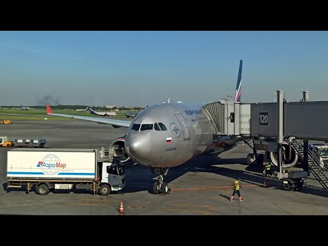 Видео: Перелет на самолете Airbus A330-300 Аэрофлот рейс SU1135 Москва - Сочи | Aeroflot | Самолет | Небо