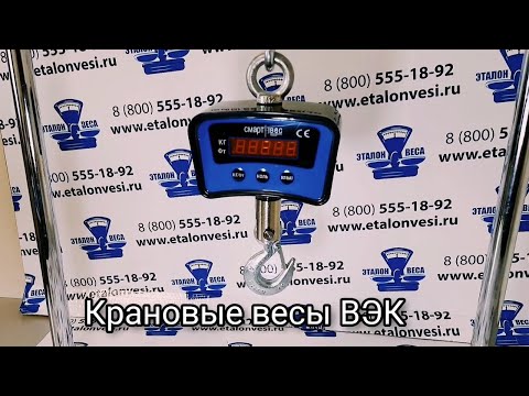 Видео: Крановые весы ВЭК