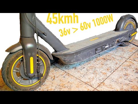 Видео: С 36v НА 60v 1000W И ВСЁ О NINEBOT MAX G30p