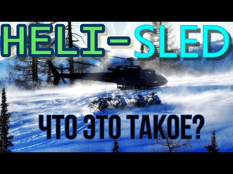 Видео: Зачем снегоходчику вертолёт? HELI-SLED в горах Риддера