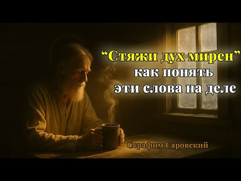 Видео: Серафим Саровский | Стяжи дух мирен — как понять эти слова на деле