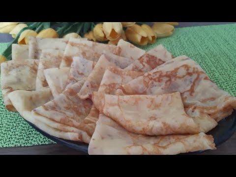 Видео: # БЛИНЫ на майонезе и кипятке #Вкусный рецепт блинов# в гостях у бабули 😉