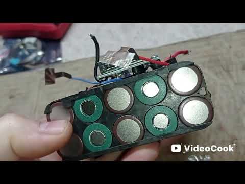 Видео: Перепаковка АКБ 21 вольт электроинструмента