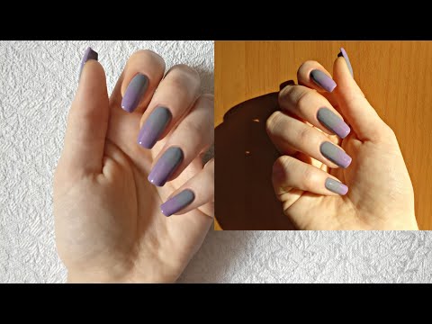 Видео: Обычный лак. Нежный градиент😍Аэропуффинг на обычный лак - реально👍
