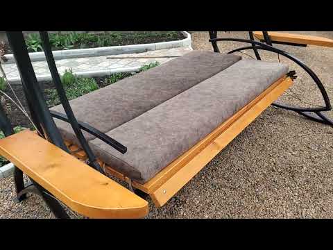 Видео: Качели садовые ПАРАДАЙЗ Лоза + матрасы