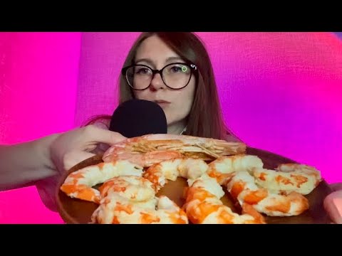 Видео: АСМР итинг креветок с ушка на ушко 🍤 ASMR EATING SHRIMP 🥺 MUKBANG 💔