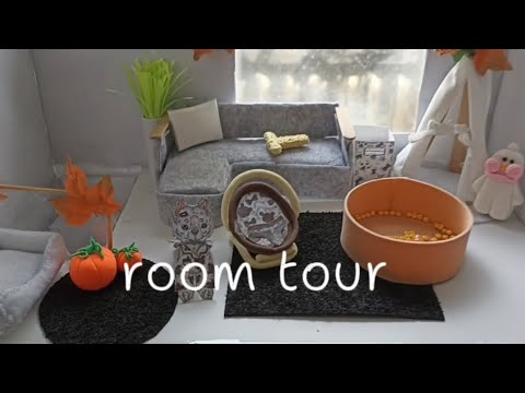 Видео: 🤎🍂room tour по домику бумажных собак. обзор на домик.🏠🍁