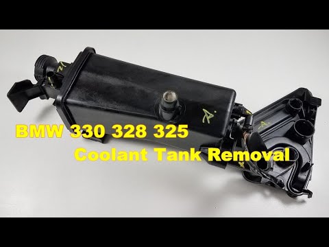 Видео: Снятие бачка охлаждающей жидкости на моделях BMW E46 330 328 325 323