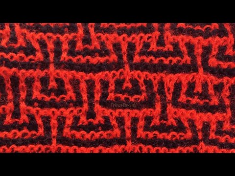 Видео: Красное и черное / Вязание спицами.