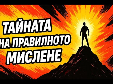 Видео: Тайната на правилното мислене | Мотивация, която променя живота