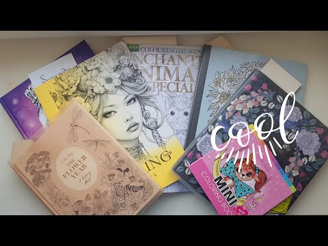 Видео: Раскрашенное за март 2024/ Colored in coloring books for Marсh 2024