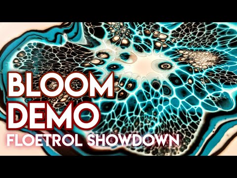 Видео: #27 Техника «Bloom» | Floetrol Showdown 💥 Жидкий акриловый рисунок
