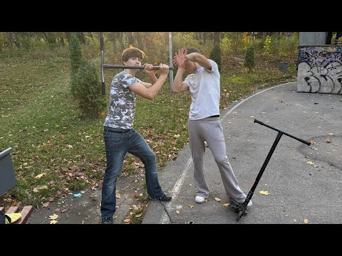 Видео: катаемся в парке с женей алмазом😱