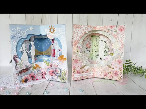 Видео: Мастер-класс Свадебные открытки с поп-ап конструкцией