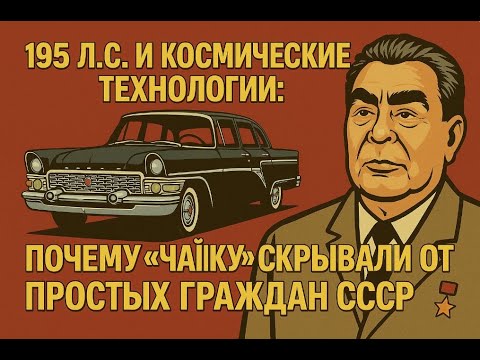Видео: ГАЗ-13 "Чайка": Машина, которую боялись показывать народу! Секреты советского лимузина