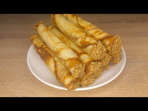 Видео: Вафельные трубочки со сгущёнкой на сковороде! Идеальное и вкусное лакомство из нашего детства! 
