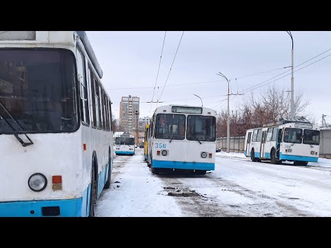 Видео: старые и списаные троллейбусы в Орджоникидзевском троллейбусном депо в Екатеринбурге