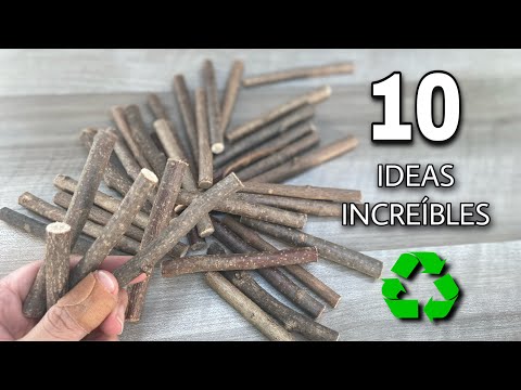 Видео: 10 ПРОСТЫХ ИДЕЙ, которые можно сделать из сухих веток😱ИДЕИ из сухих веток😍Простые идеи для подело...