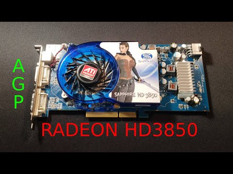 Видео: Обзор AGP видеокарты Sapphire HD3850 512 mb