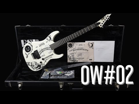 Видео: Белая ESP KH Ouija #02. Гитара за $12000, распаковка.
