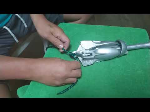 Видео: Как Правильно .Быстро .Надежно и Качественно привязать якорь!Рыбалка!