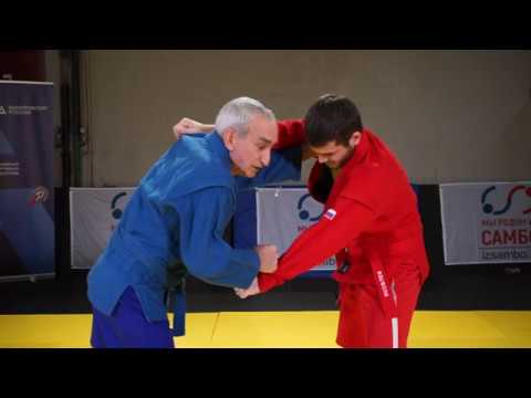 Видео: Самбо. Бросок "пяточка" - с захватом пятки от трехкратного чемпиона мира Гургена Тутхаляна.