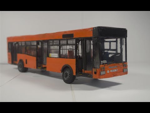 Видео: Сборка модели автобуса BredaMenarinibus M221 в масштабе 1:43