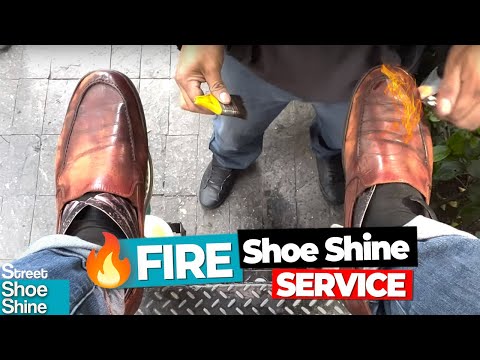 Видео: Растопите чернила на моей обуви — ЛУЧШАЯ чистка обуви Fire #asmr #mx #zapatos #shoes