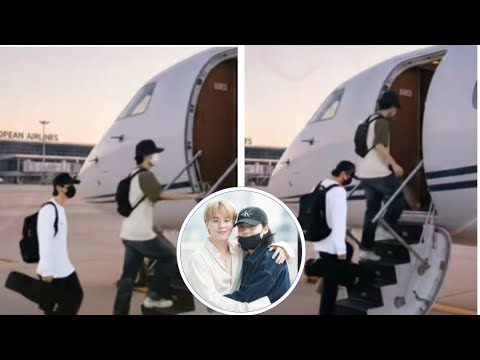 Видео: Сегодня! Чимин и Чонгук внезапно сели в частный самолёт! Куда они летят?!