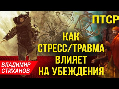Видео: ПТСР. Как стресс/травма влияет на убеждения человека.